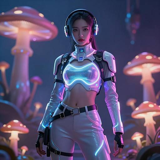 Futuristic Neon Fantasy Art