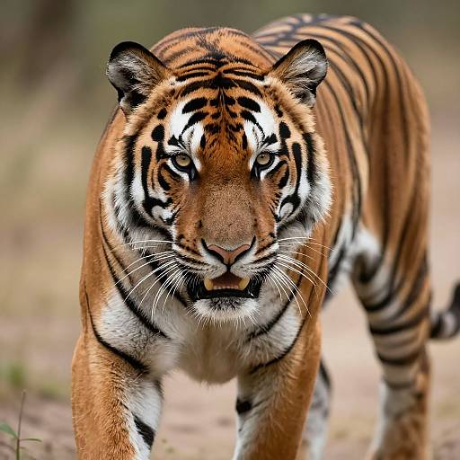Hyper-Realistic Majestic Tiger Close-Up