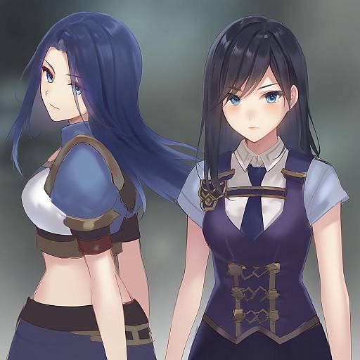 Illustration of Arcane caitlyn, league of legends in the style of Fukahire (ruinon)