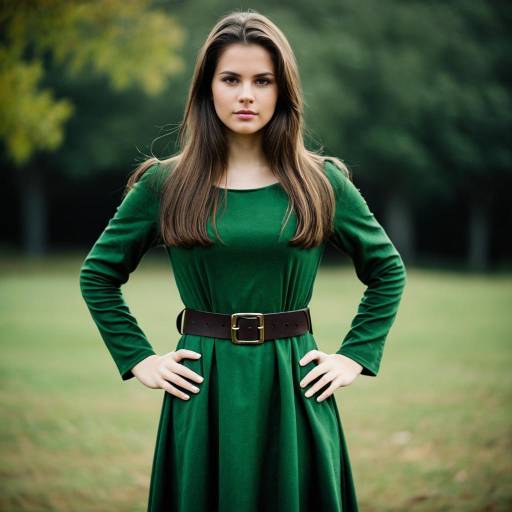 Realistic Girl Frankenstein Costume Portrait