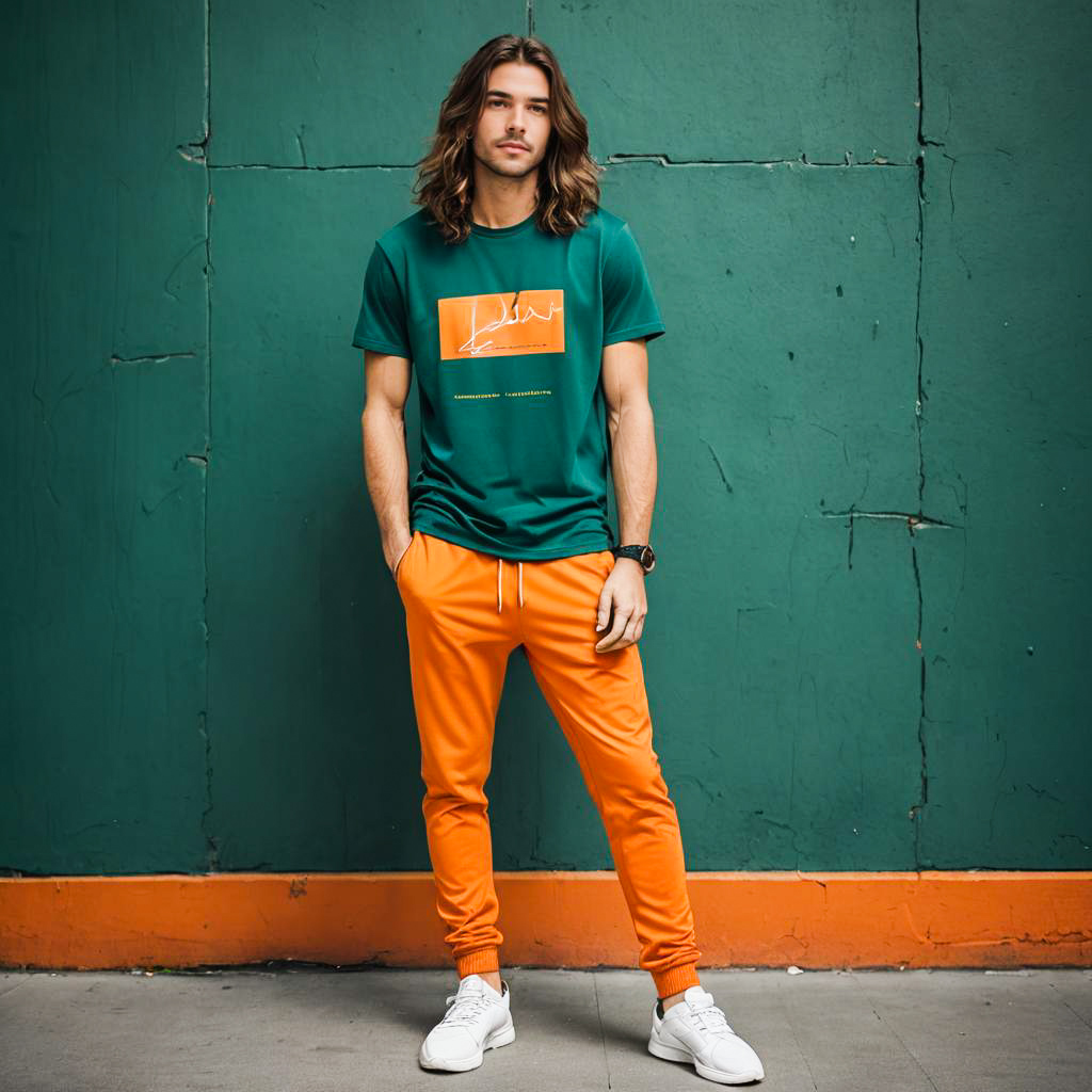 Confident Young Man in Street Style Shoot