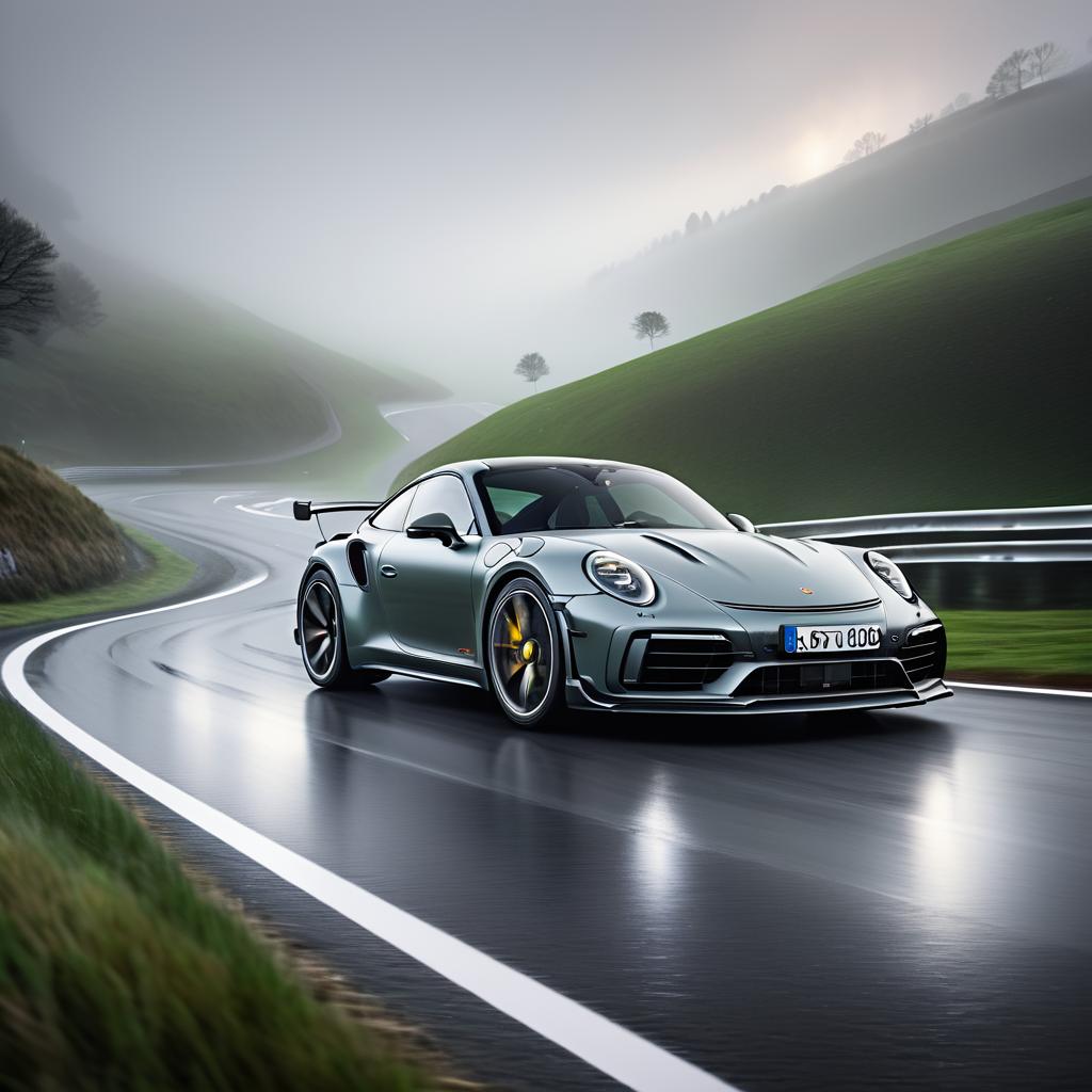 Ultra-Realistic Porsche 911 Turbo in Motion