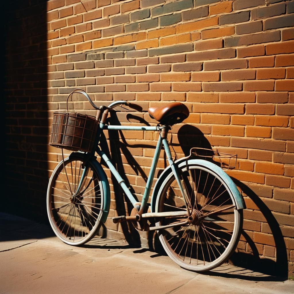 Vintage Bicycle in Chiaroscuro Alley