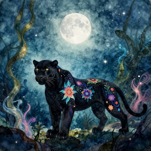 Sea Witch in Bioluminescent Ocean