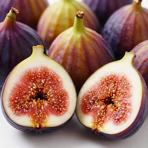Vibrant Close-Up of Ripe Figs