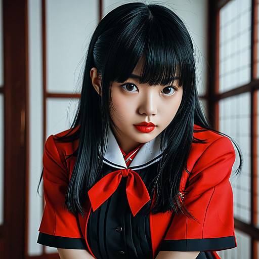 High-Quality Portrait of Jabami Yumeko