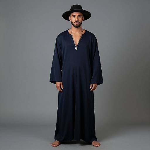 Realistic Portrait of Themed Costume Man