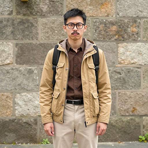 Photorealistic Young Man in Humor Costume