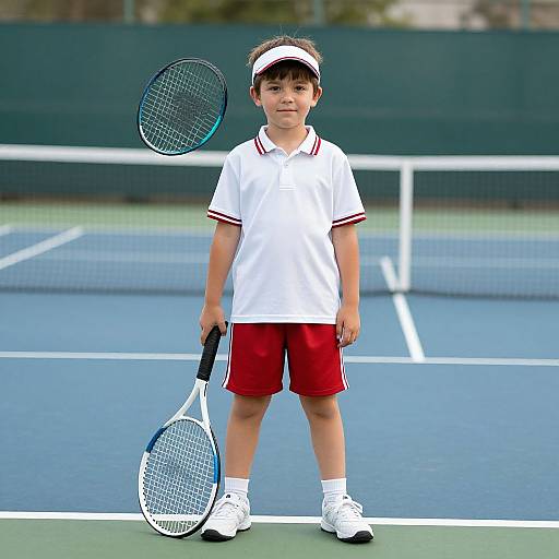 Young Tennis Player Costume Boy