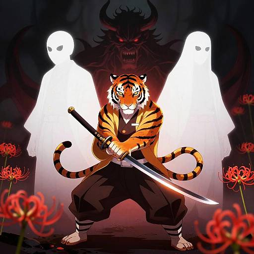 Kazeful Tiger Demon-Slayer in Higanbana Hell