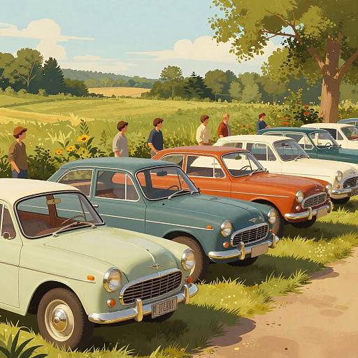 Vintage Truenos Countryside Car Meet