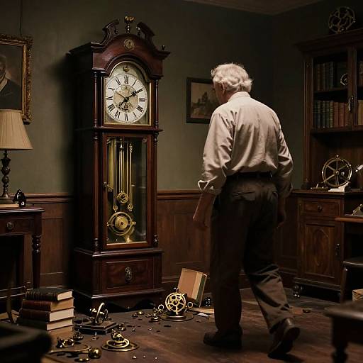 Timeless Reverie in Antique Room