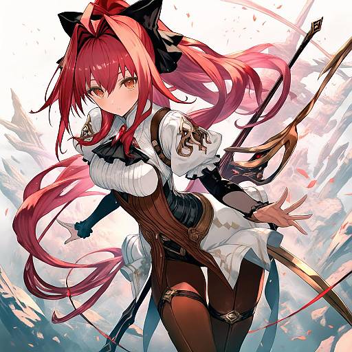 Illustration of Corticarte apa lagranges, shinkyoku soukai polyphonica in the style of Lack