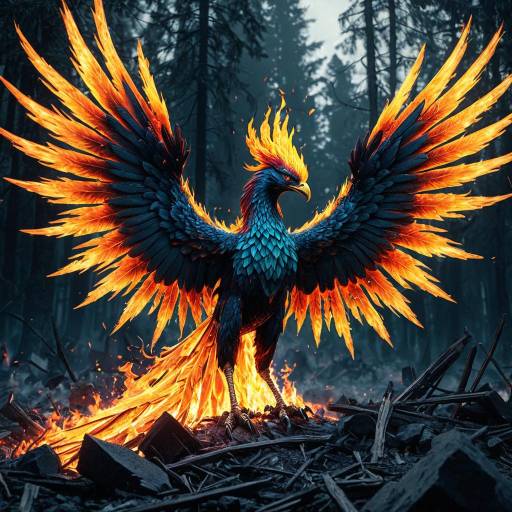 Spectral Phoenix Rising From Ashes