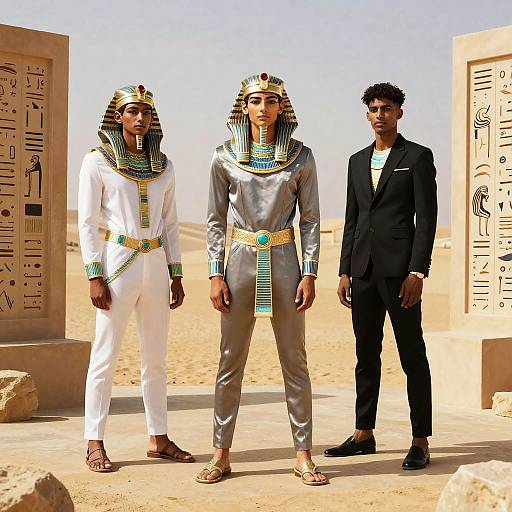 Modern Egyptian Fashion Desert Shoot
