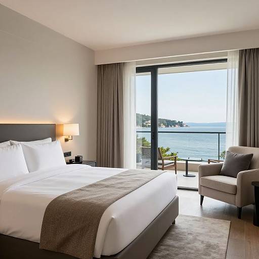 Spacious Deluxe Double Room with Bay View