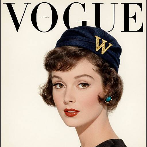 1932 Vintage Vogue Cover Illustration