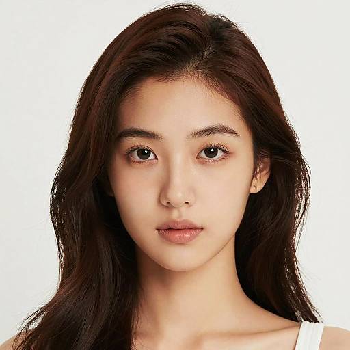 Realistic Portrait of a Beautiful Girl