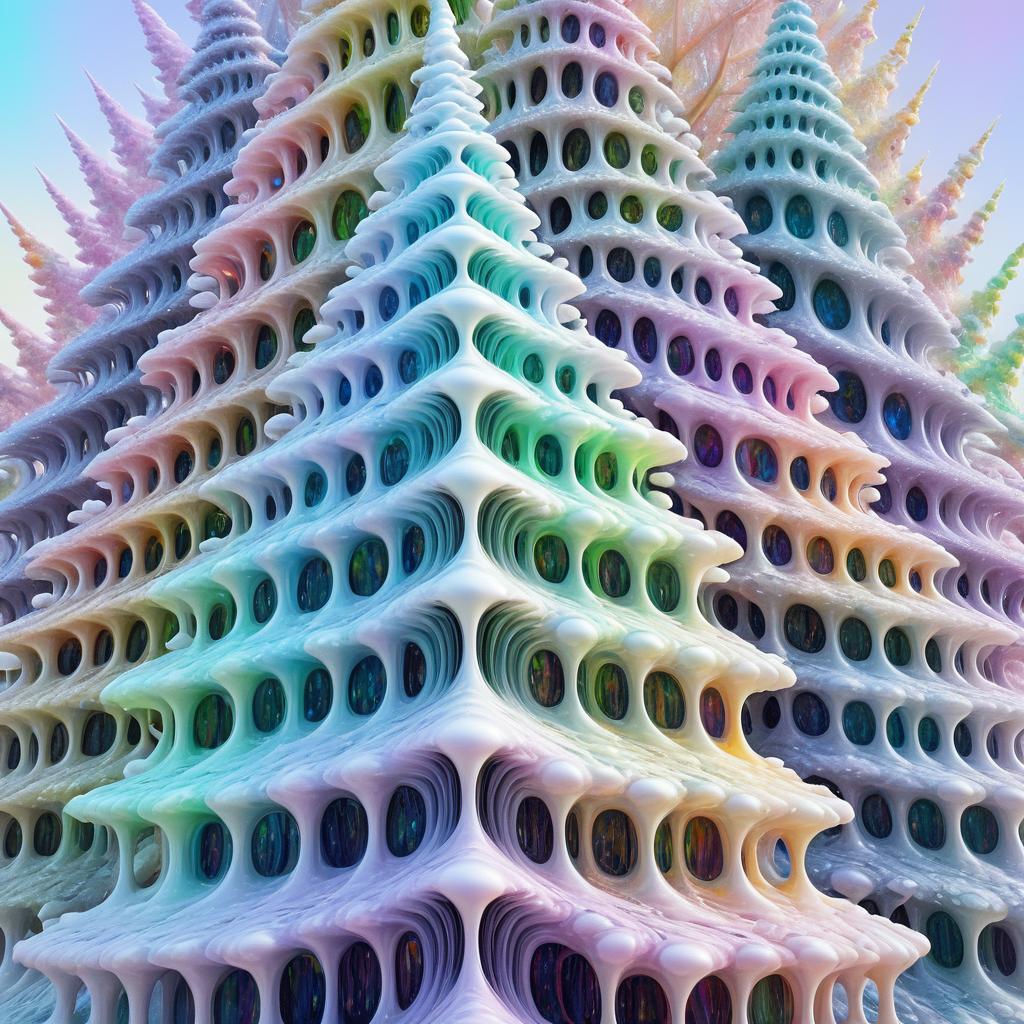 Surreal Psychedelic Tree with Detail