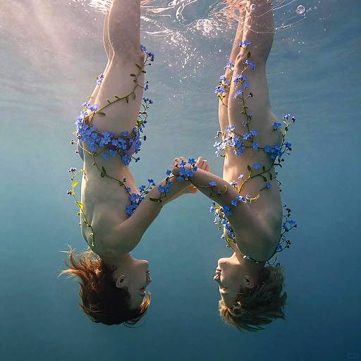 Interconnected Bodies Entwined by Vines