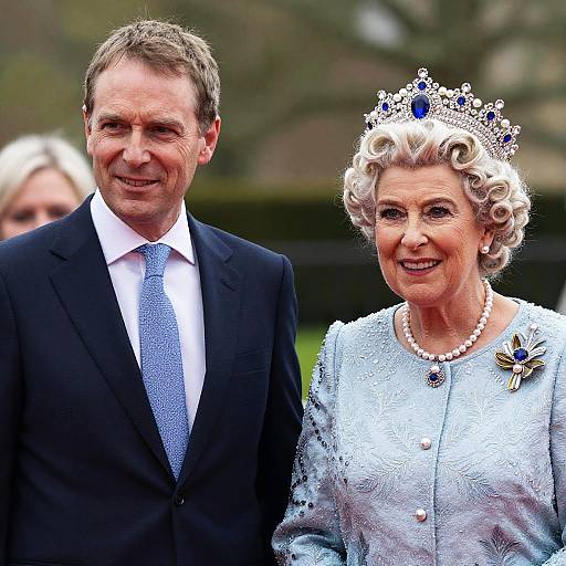 Queen Jubilee Formal Dress Portrait