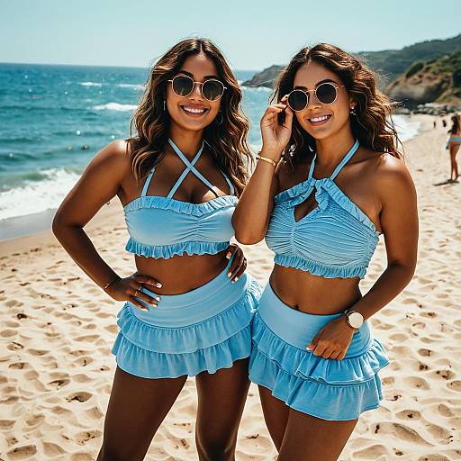 Playful Summer Vibes at the Beach