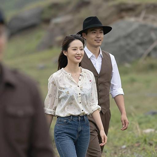 Couple Enjoying Nature Together