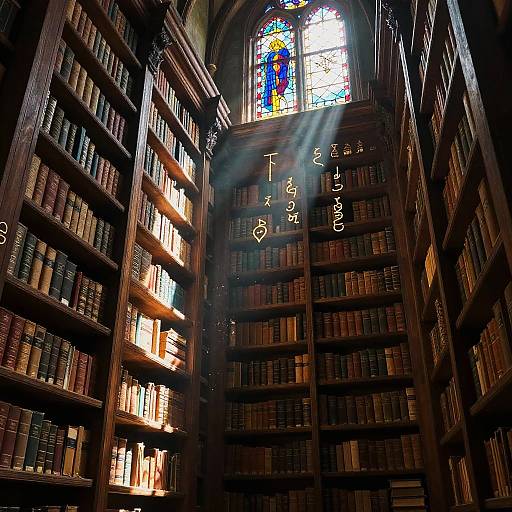 Enchanted Ancient Forest Library