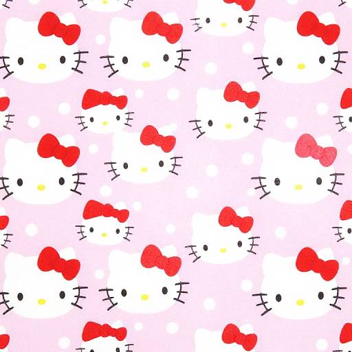 Cute Hello Kitty Tarpaulin Pattern