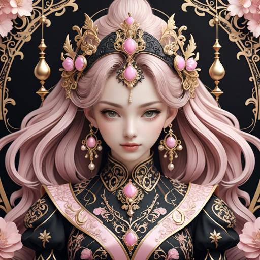 Elegant Fantasy Princess Portrait