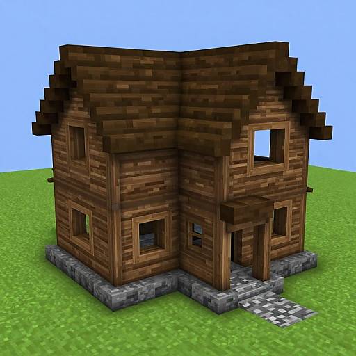 Minecraft Dark Oak House Build Guide