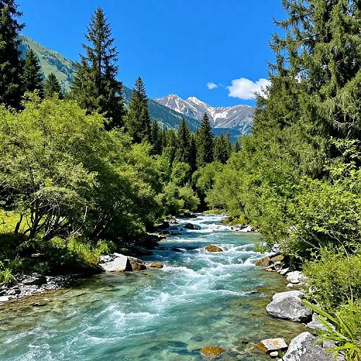 Pristine Natural Landscape with Wildlife