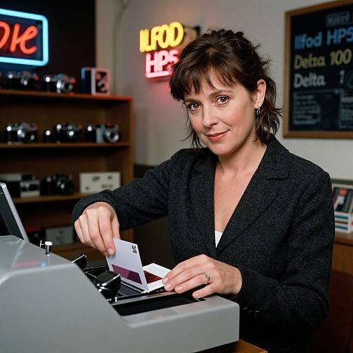 Nostalgic Film Scanning in Retro Studio