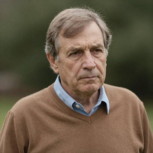 Portrait of a Thoughtful Older Man