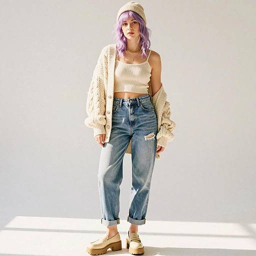 Pastel Douyin Indie Pop Musician Portrait