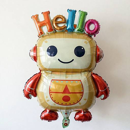Happy Robot Party Balloons
