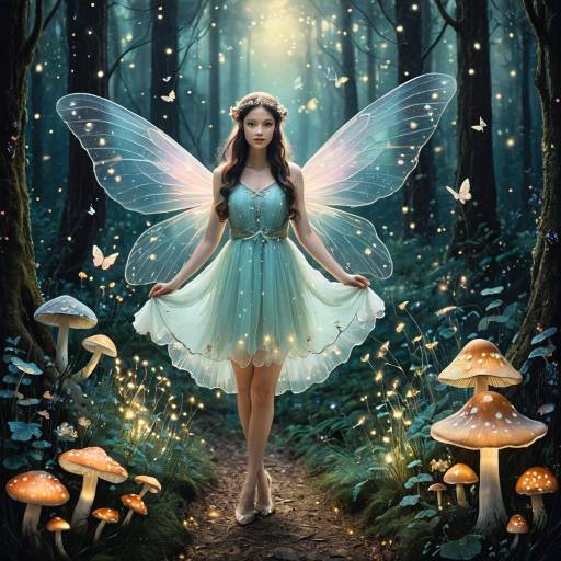 Ethereal Fairy in Enchanted Forest