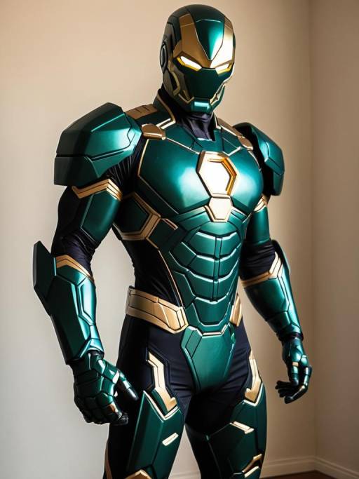 Man in Super-Adaptoid Costume Cosplay