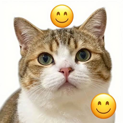 Playful Cat Emoji Design