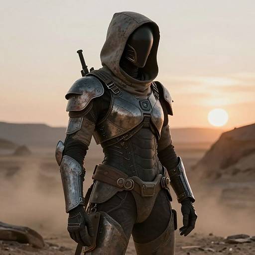 Dystopian Futuristic Wanderer Hoodie