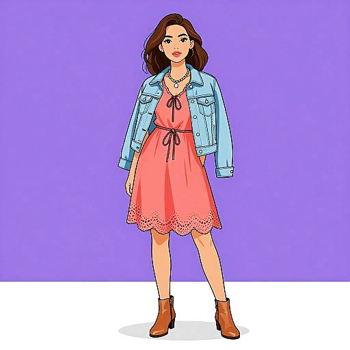 Urban Chic Coral Tunic Outfit