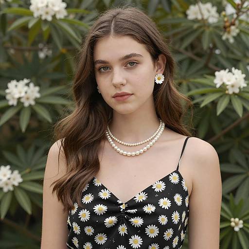 Elegant Outdoor Portrait of a Young Woman