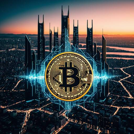 Futuristic Bitcoin Cityscape