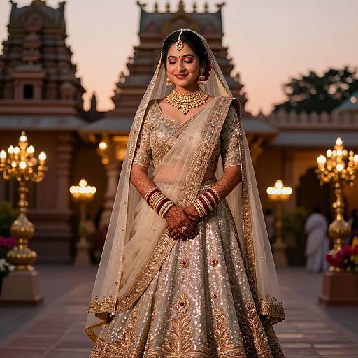 Indian Bride in Traditional Bridal Wear