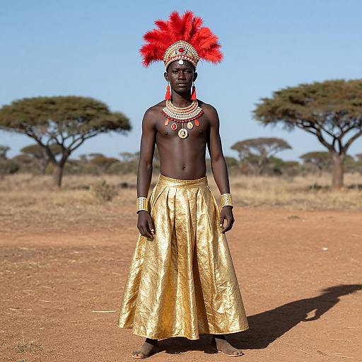 Traditional South African Costume Man