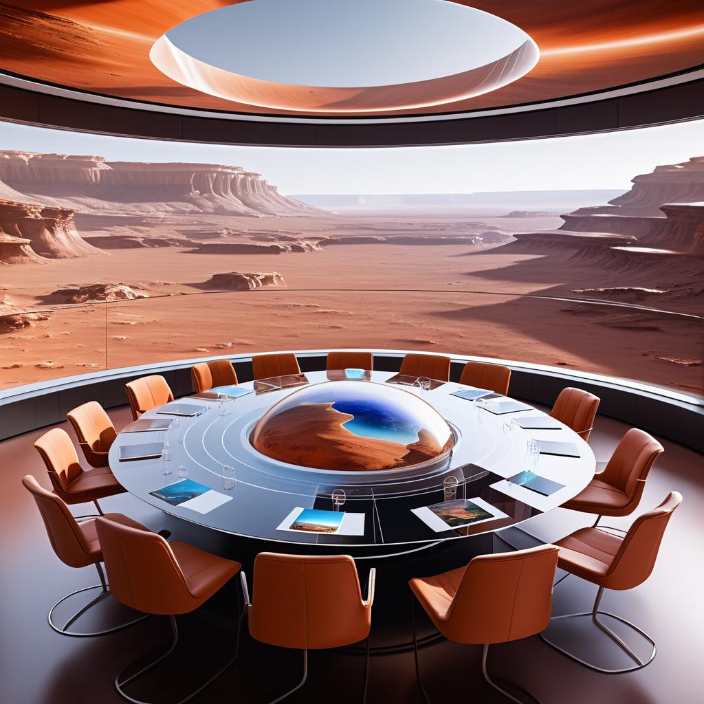 Mars Research Seminar in Glass Dome