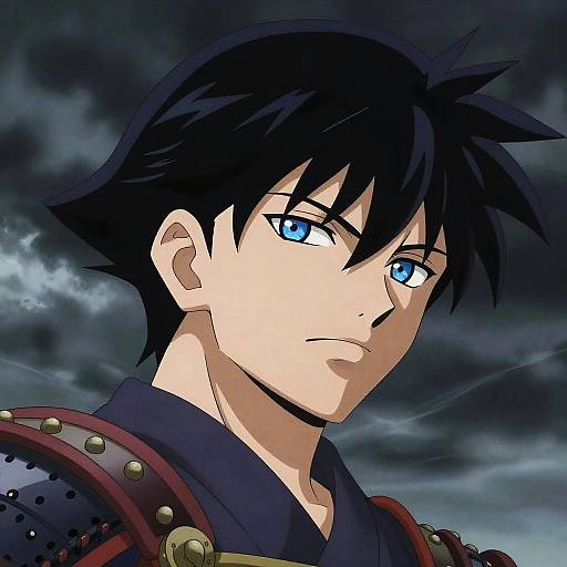 Anime Mysterious Samurai Warrior Profile