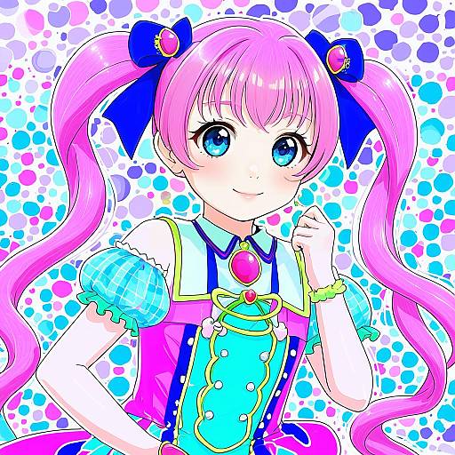 Illustration of Amahane madoka, aikatsu! (series) in the style of Ssalbulre