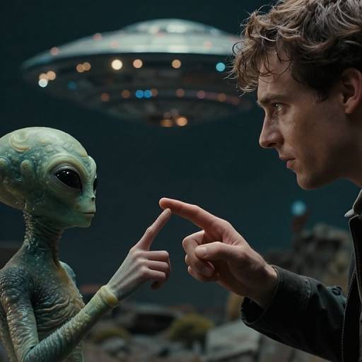 Cinematic Alien Contact Scene