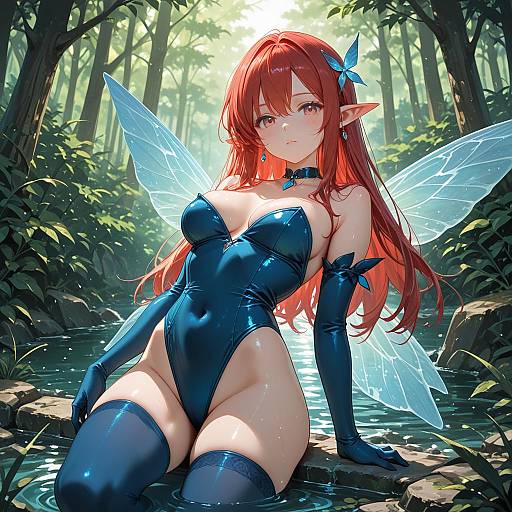 Enchanting Fairy Girl in Nature